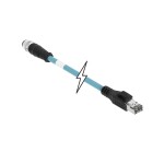 Molex Molex WOD Industrial Solution upravený zástrčkový konektor pre senzory - aktory, 1300480348, 1 ks; 1300480348