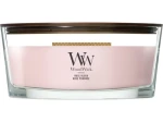Woodwick Rose Blush sviečka loď (5038581179131)