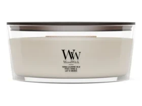 Woodwick Tonka Almond Milk sviečka loď (5038581184975)