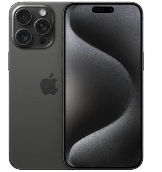 Apple iPhone 15 Pro Max 1TB Titanová čierna / EU distribúcia / 6.7 / 1TB / iOS17.3 (MU7G3)