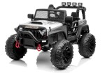 Mamido Elektrické autíčko Jeep Brothers 24V 2x200W lakované strieborné
