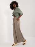 Nohavice D73761M62237E khaki S