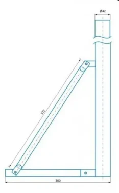 CSAT ST900 / Stojan pre reproduktor / kovová trojnožka / výška 90 cm (ST900)