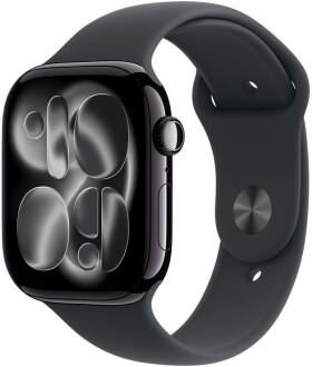 Apple Watch 11 GPS + Cellular 42mm Jet Black Alu Sport Band M/L Čierny (MF854ZR/A)