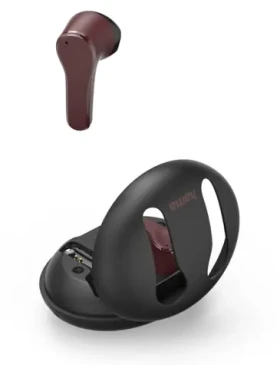 HAMA Spirit Unchained červeno-čierna / Bezdrôtové slúchadlá s mikrofónom / BT 5.3 / ENC / Qi / USB-C (184168)