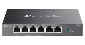 TP-LINK Omada DS106GPP / Switch / 6x GbE RJ45 / 1x PoE++ 3x PoE+ / PoE 64W (DS106GPP)