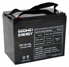 GOOWEI Energy Pb záložný akumulátor VRLA GEL 12V/75Ah (OTL75-12)