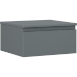 MEXEN/S - Orio kúpeľňová skrinka pod umývadlo 50 cm s doskou, 1 šuplík, grafit mat 91A10-05023-1-BFC66