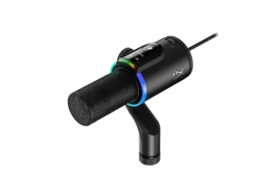HyperX FlipCast čierna / Stolný mikrofón / USB-C / XLR / RGB / kardioidný (B2CM1AA)
