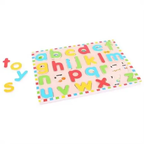 Bigjigs Toys Anglická malá abeceda s obrázkami