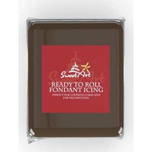SweetArt potahovacia a modelovacia hmota vanilková Brown (250 g) - dortis - dortis