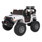 Mamido Elektrické autíčko Extreme Sport 4x4 s premenlivou veľkosťou bielej
