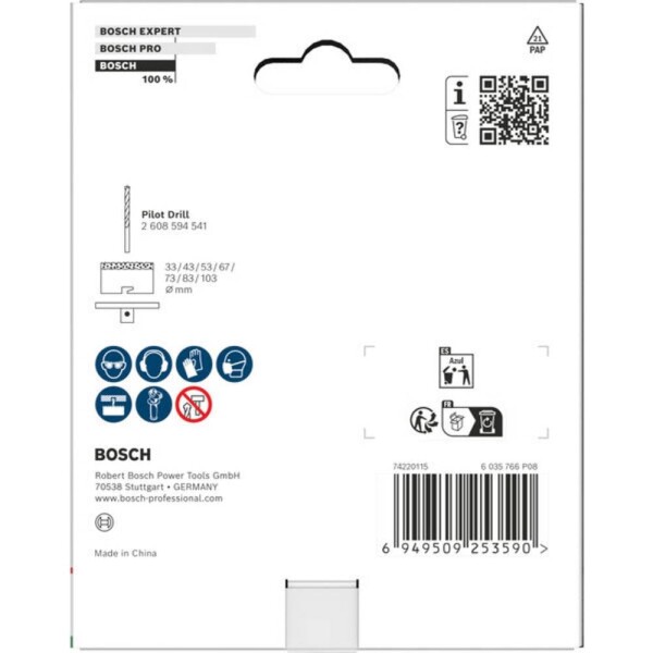 Bosch Accessories 2608594540 2608594540 upínací držiak pre dierovaciu pílu 1 ks; 2608594540