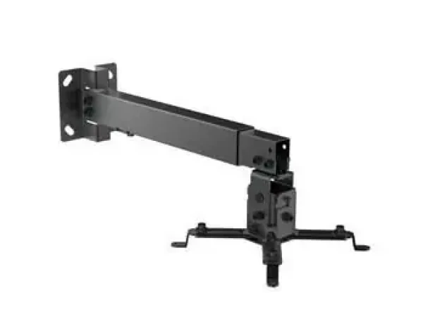 Equip Držiak projektora stropná/nástenná čierna / Držiak projektora / nosnosť 20 kg / náklon -15° až 15° / oceľ (650702)