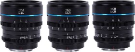 Sirui Sirui Cine Lens Nightwalker S35 Kit 24/35/55mm T1.2 X-Mount Black