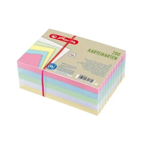 Herlitz Farebné+Biele kartičky A6 / 200 ks / farebná (50041145)