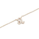 Daniel Wellington Štýlový pozlátený náhrdelník znamenia Lev Crystal Zodiac DW00400923