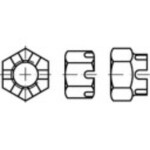 TOOLCRAFT 132188 matice korunkové M36 DIN 935 ocel 1 ks; 132188