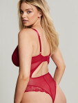 Cleo Selena Bodysuit ruby red 10625 60J