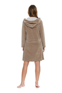 Dámsky župan 1008 beige - Doctornap Béžová M