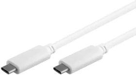 PremiumCord Kábel USB-C M/M biela / 1m (ku31cc1w)
