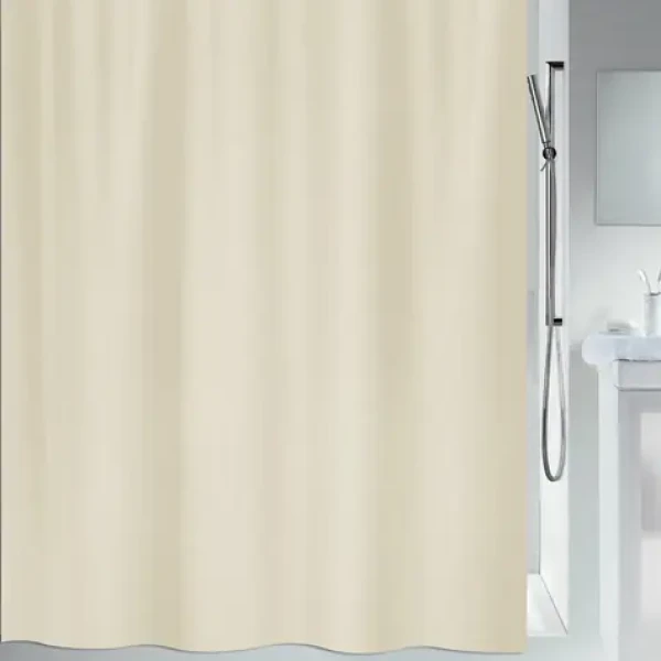 Spirella MAYA béžová / Sprchový záves / 120 x 200 cm / polyester