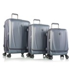 Sada cestovných kufrov Heys Vantage Smart Luggage S,M,L Slate Blue – súprava 3 kufrov