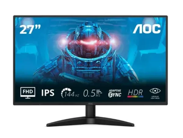 27" AOC 27B36X čierna / IPS / 1920x1080 / 16:9 / 4ms / 1500:1 / 300cd-m2 / HDMI + DP / VESA (27B36X)
