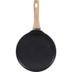 Lamart Natur LT1289 čierna/hnedá / Panvica na palacinky / 25 cm / hliník / nepriľnavý povrch (42007221)