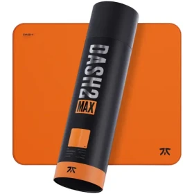 Fnatic DASH2 MAX L oranžová / Herná podložka pod myš / 48 x 40 cm (MP0007-001)