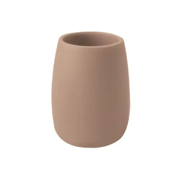 Spirella Sven kelímok na kefky matne cappuccino / polyresin