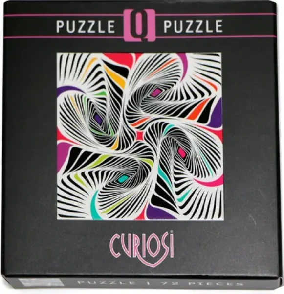 CURIOSI Štvorcové puzzle Q Shake: Vzor II