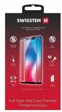 Swissten FULL GLUE COLOR FRAME CASE FRIENDLY sklo pre XIAOMI 14 Ultra čierna (54501862)