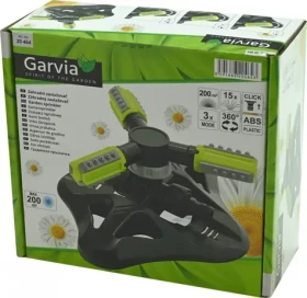 Garvia Zavlažovač záhradný kruhový / Zavlažovač / 200 m2 / 9-15 trysiek / CLICK adaptér