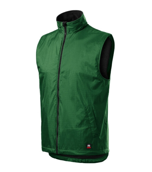 Teplá vesta unisex fľaša zelená XL