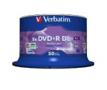 Verbatim DVD+ R DL Matt Silver 50ks / 8.5 GB / 8x (43758)