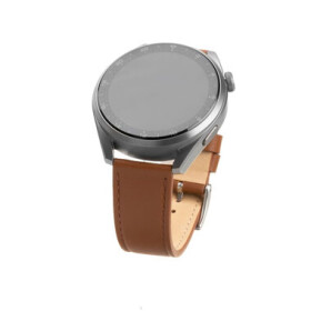 FIXED Leather Strap Kožený remienok so šírkou 22mm pre smartwatch hnedá (FIXLST-22MM-BRW)