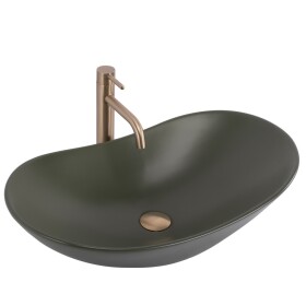 REA - Umývadlo na dosku ROYAL Olive Matt REA-U6372