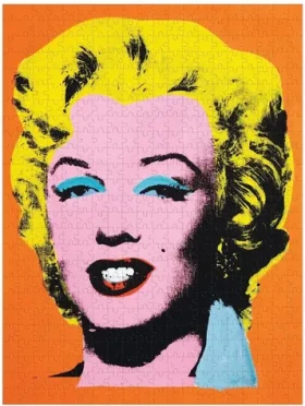 Galison Obojstranné puzzle Andy Warhol: Marilyn