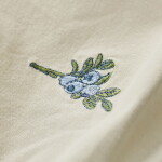 Ib Laursen Látkový obrúsok s výšivkou Summer Vibe Blueberry stem