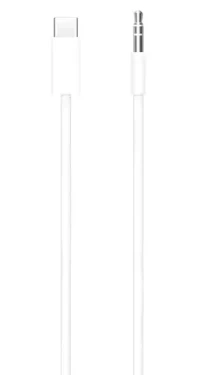 Apple Audio kábel USB-C - 3,5 mm Jack biela / Audio kábel / 3,5 mm Jack / USB-C / 1,2 m (MDV84ZM/A)