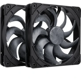Noctua NF-A14x25 G2 PWM (2ks) / 140 mm / SSO2 Bearing / 24.8 dB @ 1500 RPM / 155.6 m3h / 4-pin (NF-A14x25 G2 PWM Sx2-PP chroma)