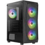 AeroCool Falcon V2 čierna / ATX / 2x USB-A 3.0 / 1x USB-A 2.0 / 4X 120mm / bez zdroja / priehľadná bočnica (ACCM-PV41143.11)