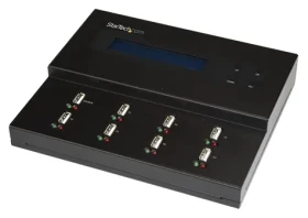 StarTech USB duplikátor a eraser diskov čierna / Duplikátor disku / LCD displej / USB 2.0 (USBDUPE17)