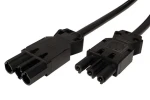 Bachmann GST18(MF) čierny / Predlžovací napájací kábel / 3 m (375.055)