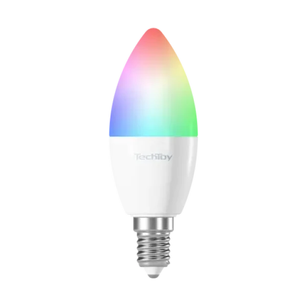 TechToy Smart Bulb RGB 6W E14 ZigBee / 470lm / 2200-6500K / Energetická trieda G (TSL-LIG-E14ZB)