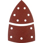 Kwb 496106 brúsny papier pre delta brúsky Zrnitosť 60 (d x š) 62, 93 mm, mm x 100 mm 5 ks; 496106