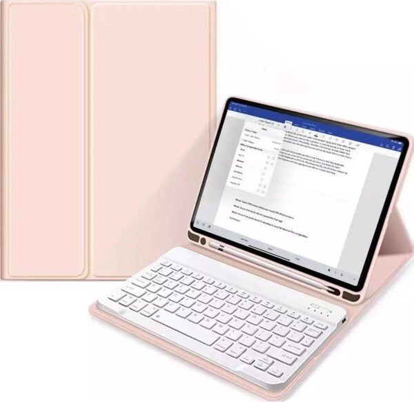 Tech-Protect SC PEN + KEYBOARD IPAD 10.9 2022 9490713927663 PINK