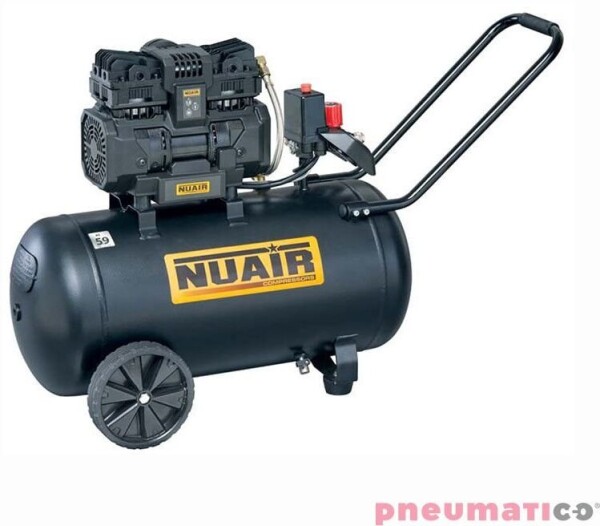 Nuair KOMPRESOR bezolejowy wyciszony 50L 8BAR 59DB 1.5KM