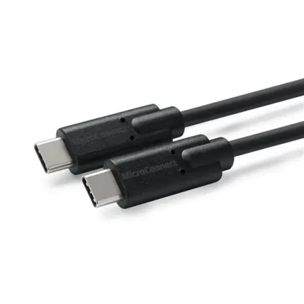 MicroConnect kábel USB3.2 C (M) - USB3.2 C (M) Gen2x2 1m čierna / 20000Mbit/s (USB3.2CC1)